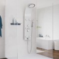 Dušas sistēma Schütte LANZAROTE panelis ar maisītāju, balts  stikls