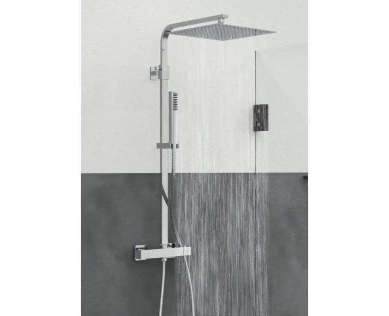 Душевой комплект Schütte Sumba с термостатом (душ 30х30)
