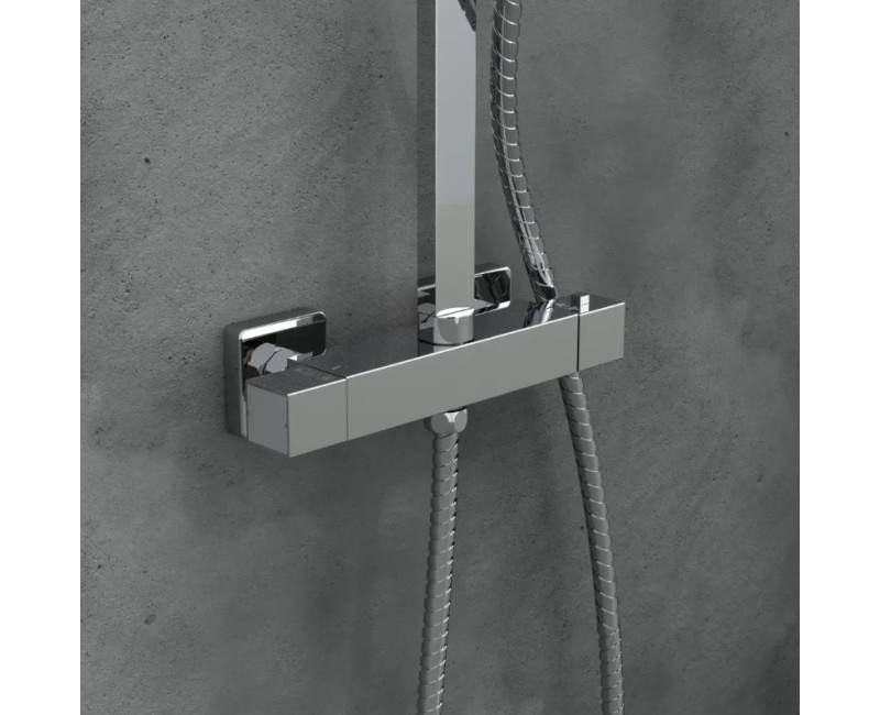 Душевой комплект Schütte Sumba с термостатом (душ 30х30)