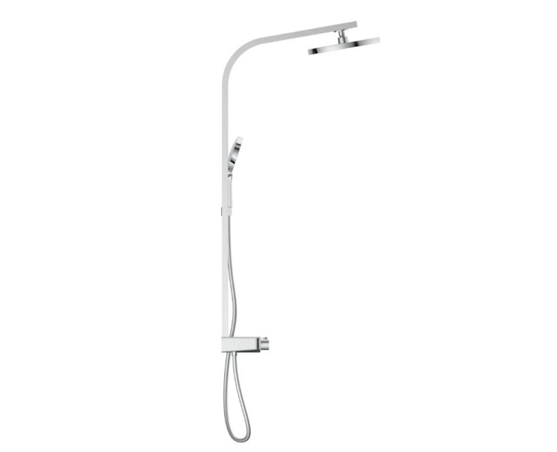 Dušas sistēma Schütte Samoa Rain ar termostatu ø260 hromēta / pelēka