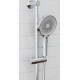 Dušas klausule Schütte Samoa Rain Ø 13cm, hromēta/balta Dušas klausule Schütte Samoa Rain Ø 13cm, hromēta/balta