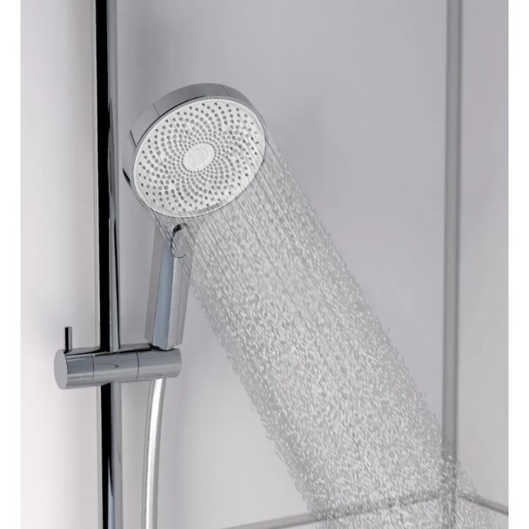 Dušas klausule Schütte Samoa Rain Ø 13cm, hromēta/balta Dušas klausule Schütte Samoa Rain Ø 13cm, hromēta/balta