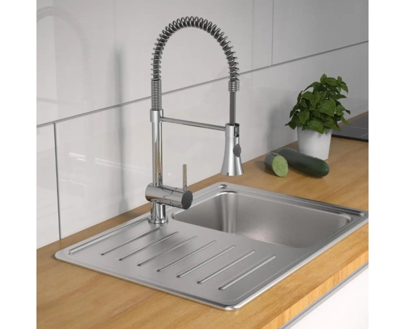 Virtuves maisītājs Schütte CORNWALL ar dušu, hromēts