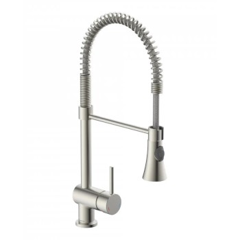 Смеситель для кухни Schütte CARLON с выдвижной головкой, нержавеющая сталь