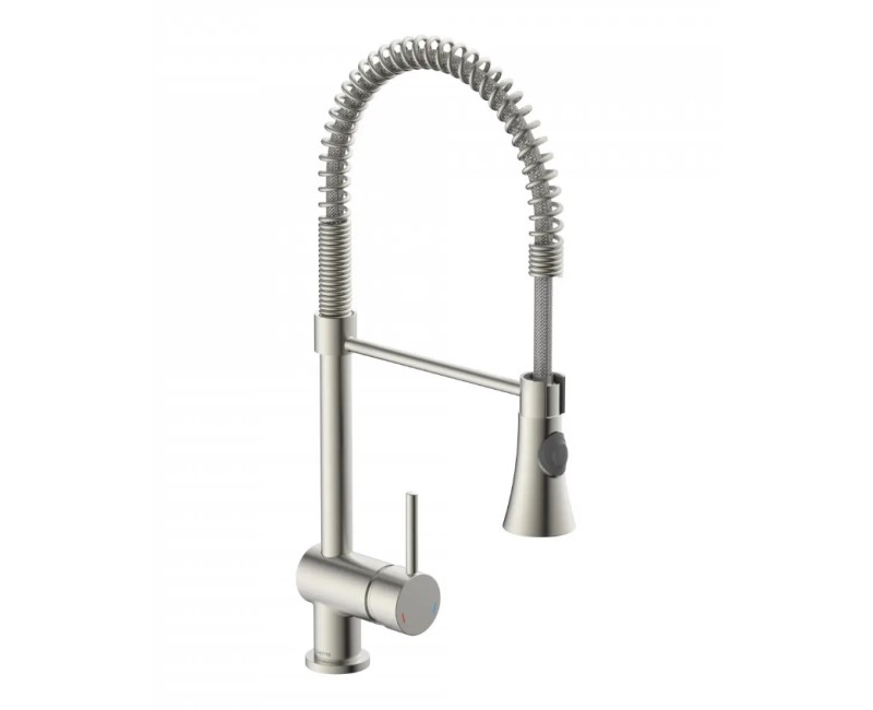Смеситель для кухни Schütte CARLON с выдвижной головкой, нержавеющая сталь