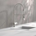 Смеситель для кухни Schütte CARLON с выдвижной головкой, нержавеющая сталь