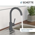 Смеситель для кухни Schütte Cornwall Matt антрацит