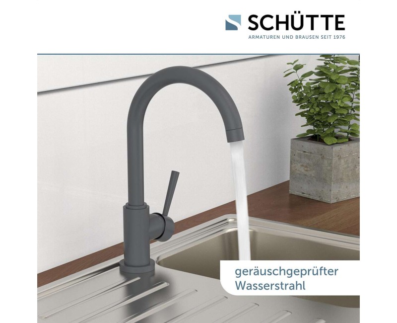 Смеситель для кухни Schütte Cornwall Matt антрацит