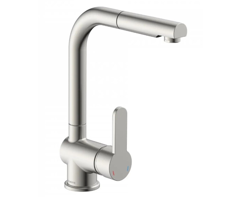 Virtuves maisītājs Schütte London ar izvelkamu galvu, nerūsējošā tērauda