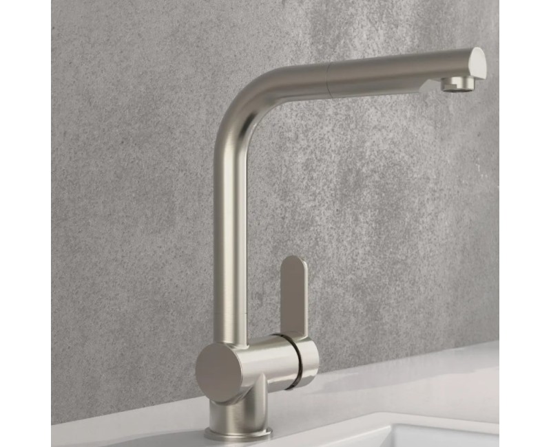 Virtuves maisītājs Schütte London ar izvelkamu galvu, nerūsējošā tērauda