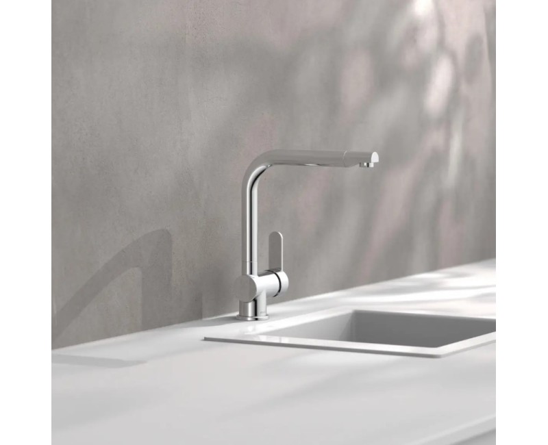 Virtuves maisītājs Schütte Rio hroms augstā izplūde