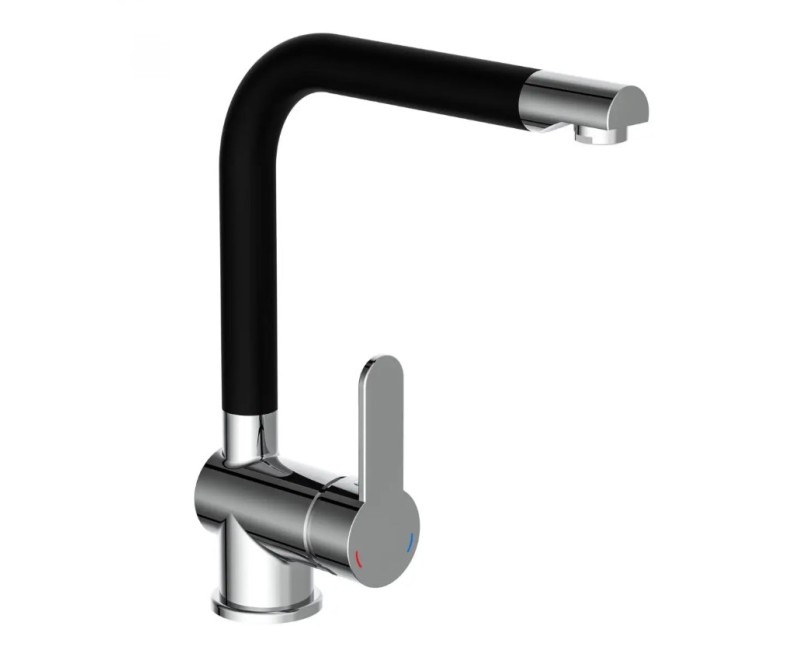 Virtuves maisītājs Schütte Rio hroms/melns matēts