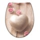 Крышка для унитаза Schütte Romantic Soft Close, Дюропласт 453x374мм Крышка для унитаза Schütte Romantic Soft Close, Дюропласт 453x374мм