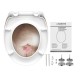 Крышка для унитаза Schütte Romantic Soft Close, Дюропласт 453x374мм Крышка для унитаза Schütte Romantic Soft Close, Дюропласт 453x374мм