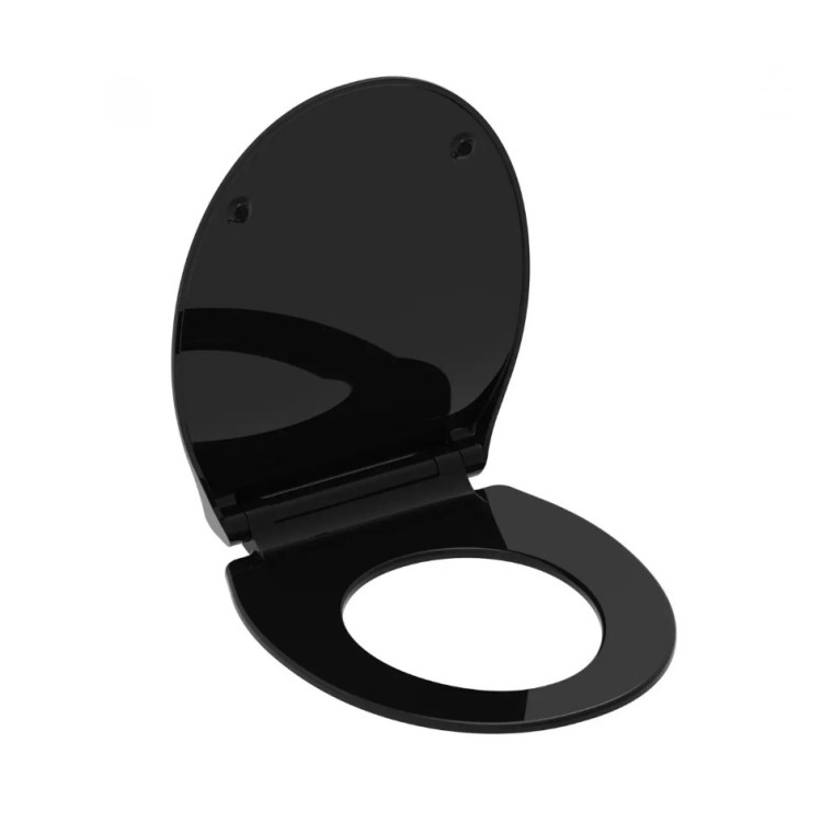Poda vāks Schütte SLIM,Duroplast ar Soft Close, Melns Poda vāks Schütte SLIM,Duroplast ar Soft Close, Melns
