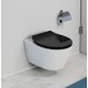 Poda vāks Schütte SLIM,Duroplast ar Soft Close, Melns Poda vāks Schütte SLIM,Duroplast ar Soft Close, Melns