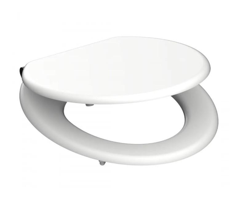 Крышка для унитаза Schütte матовый белый МДФ Soft Close 440x380мм