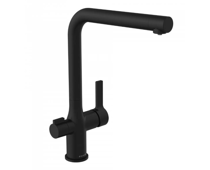 Смеситель для кухниSchütte AQUASTAR PRO с фильтром, черный