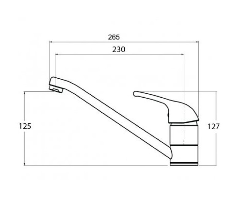Смесители для кухни AQUASANITA 2561 110  Beige