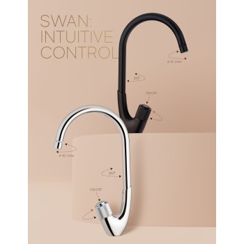 Virtuves ūdens maisītājs Rubineta SWAN 33 SW0008 Hromēts