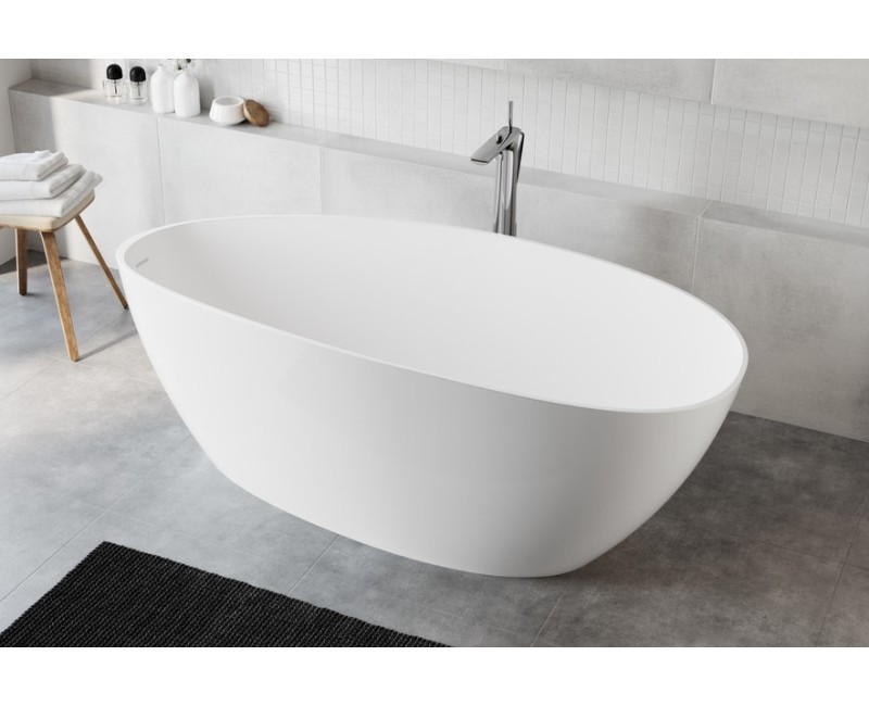 Akmens masas vanna BLU Auriga (ar pārplūdi) 170x 77cm