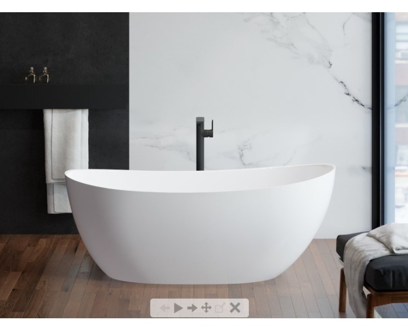 Ванна из каменной массы BLU Blu Cygnus II 167,7x81,3см