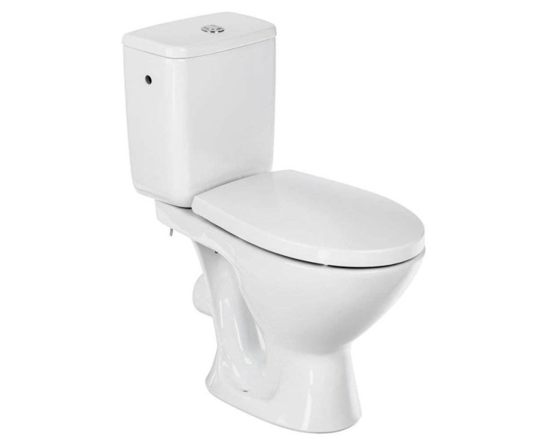 Tualetes Pods Cersanit Cersanit 389 010 ar Duroplast SC vāku, ūdens padeve no sāniem  K100-333