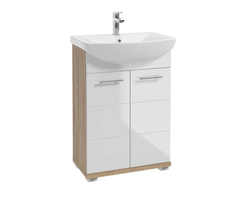 Vannas istabas skapītis BARI Deftrans ar izlietni Mega 60cm