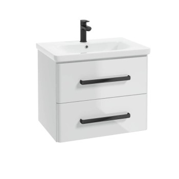 Шкаф для ванной комнаты Deftrans Frenesia Deftrans с умывальником Soft 65см 001-Z-06505+3092