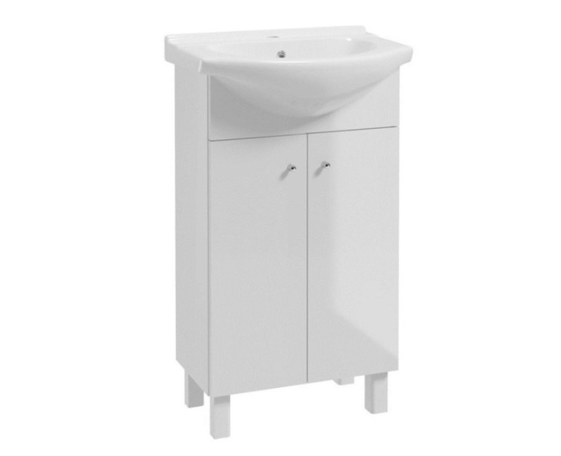 Vannas istabas skapītis Deftrans Luka ar izlietni Torrent 50 balts 282-D-05020+1120