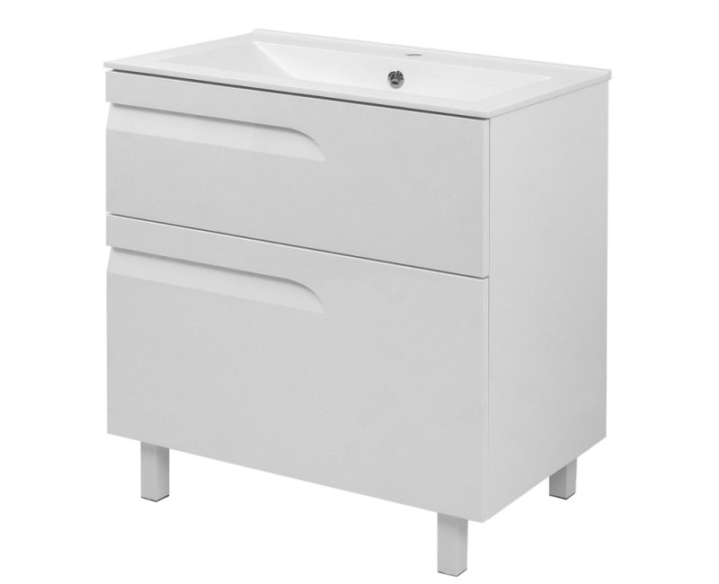 Vannas istabas skapītis Sanservis SKY ar izlietni Elit 80cm