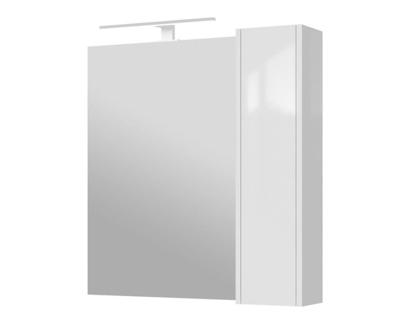 Зеркальный шкаф Vento Bronx 80 белый