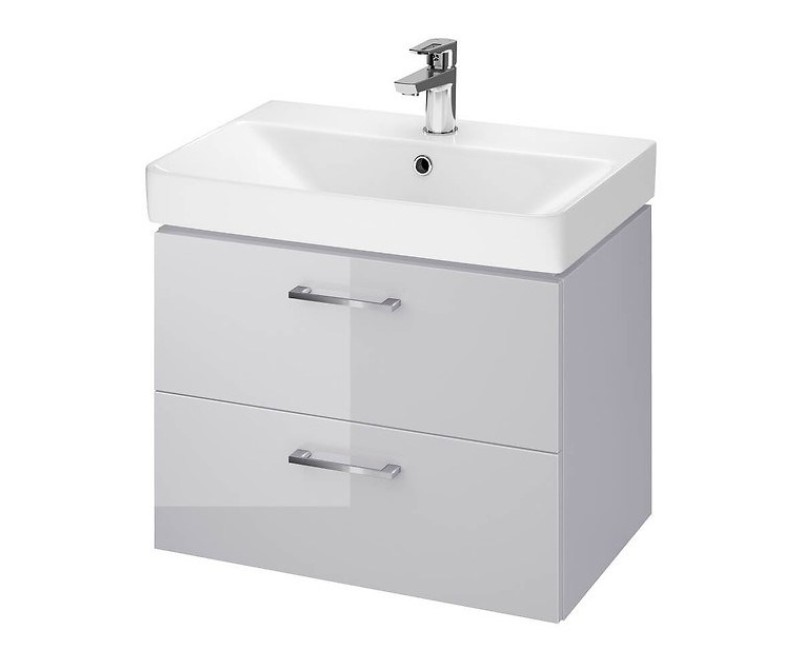 Vannas istabas skapītis Cersanit LARA MILLE pelēks ar izlietni  60 S801-317-DSM