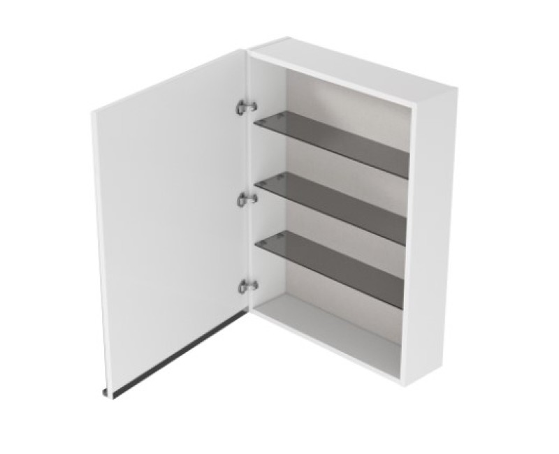 Зеркальный шкаф Cersanit Virgo 40 серый S522-011