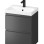 Vannas istabas skapītis ar izlietni Cersanit MODUO SLIM 50 Anthracite