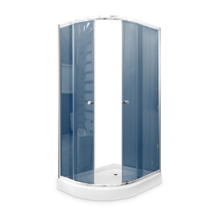 Dušas Kabīne Gotland Eko 195x120x80cm LP-292-120 R Asimetriska (Ar paliktni) Hromēts labā Dušas Kabīne Gotland Eko 195x120x80cm LP-292-120 R Asimetriska (Ar paliktni) Hromēts labā