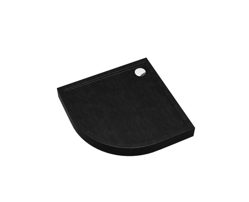 Душевой поддон Vento Black BL2634/C/ST/BLK 90X90x12, R550, черный