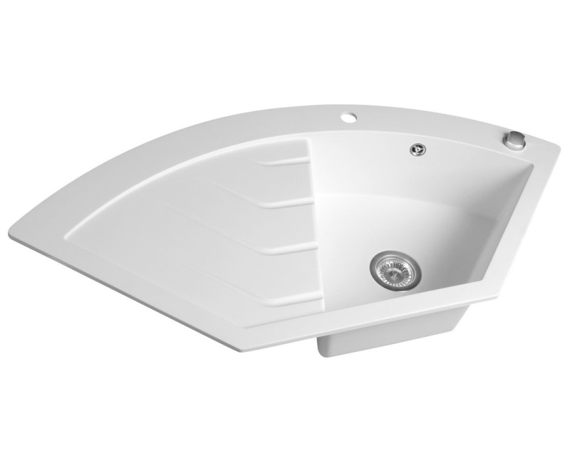 Кухонная мойка Sapho Granite 114x58см, белая GR1931