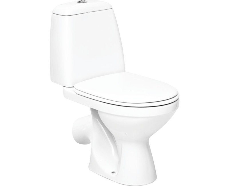 Унитаз SOLO, 45gr, подводка снизу, крышка PP