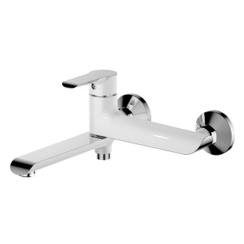 Смеситель для ванны/душа Vento Bari BR7603WHC белый/хром