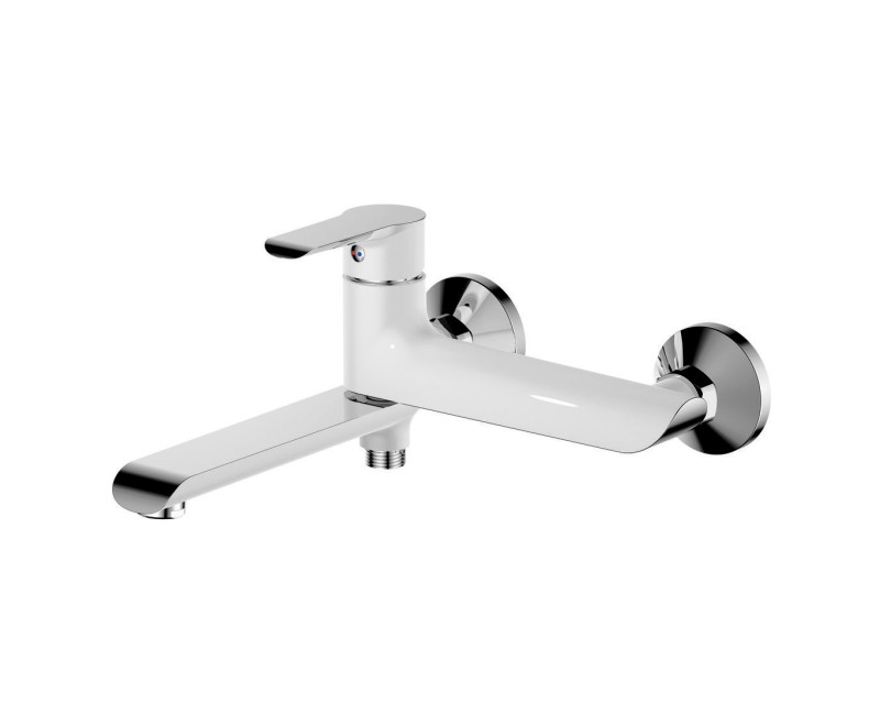 Смеситель для ванны/душа Vento Bari BR7603WHC белый/хром