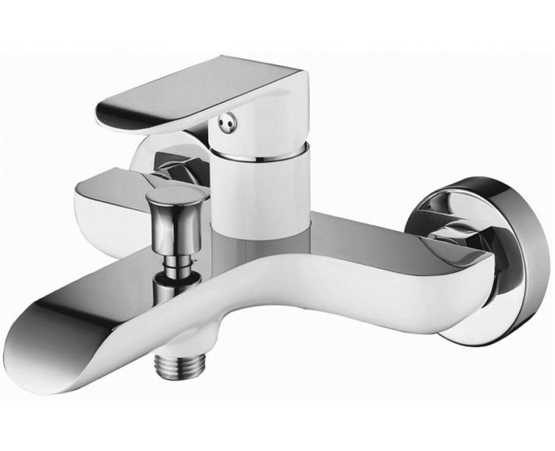 Смеситель для ванны/душа Vento Ravena RV43123W белый/хром