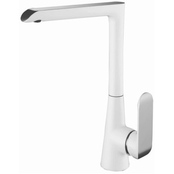 Ūdens Maisītājs virtuves izlietnei Vento Ravena RV43156W, balts/hroms