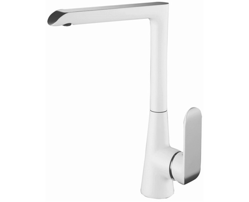 Смеситель для кухонной раковины Vento Ravena, белый/хром RV43156W