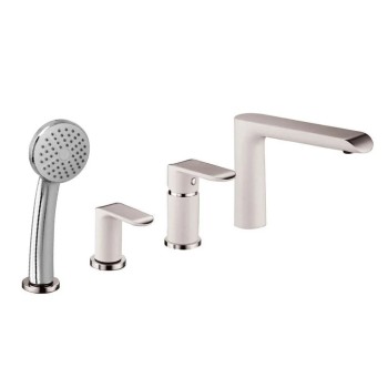 Смеситель для ванны/душа Vento Ravena RW43128W белый/хром RW43128W