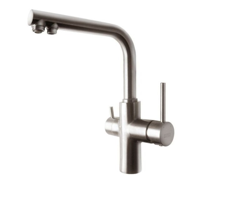 Смеситель для кухни Vento Cucina KH8656 с фильтром для воды, Хромированный