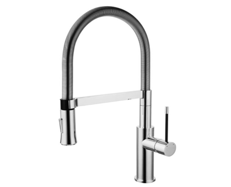 Смеситель для кухни Vento Cucina KH5690006C с изливом для воды, хромированный