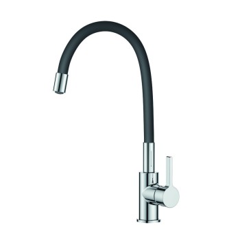 Смеситель для кухни Vento Cucina Flexy 2 CC0295 Черный/Хромированный PR8106-1