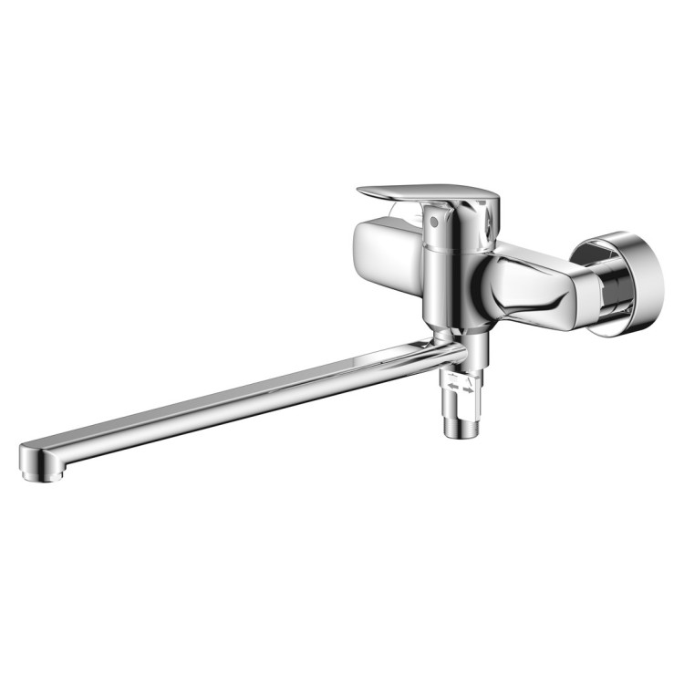 Ūdens Maisītājs vannai/dušai Vento Prato PR8106-1 ar garo 38mm snīpi bez aksesuāriem Ūdens Maisītājs vannai/dušai Vento Prato PR8106-1 ar garo 38mm snīpi bez aksesuāriem