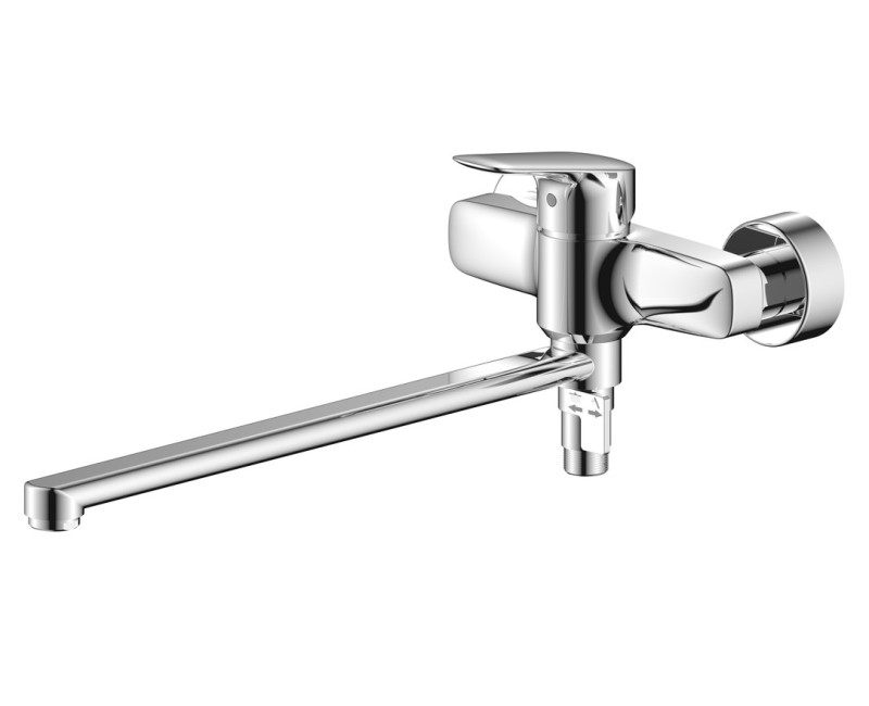 Ūdens Maisītājs vannai/dušai Vento Prato PR8106-1 ar garo 38mm snīpi bez aksesuāriem